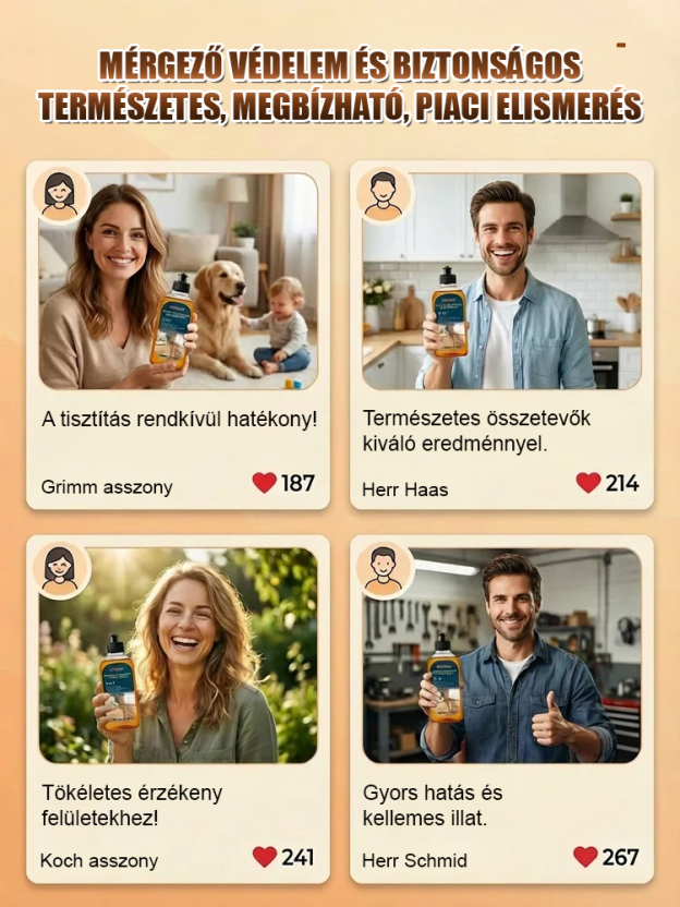 【Ragyogóan fényes】Koncentrált formulájú padlótisztító