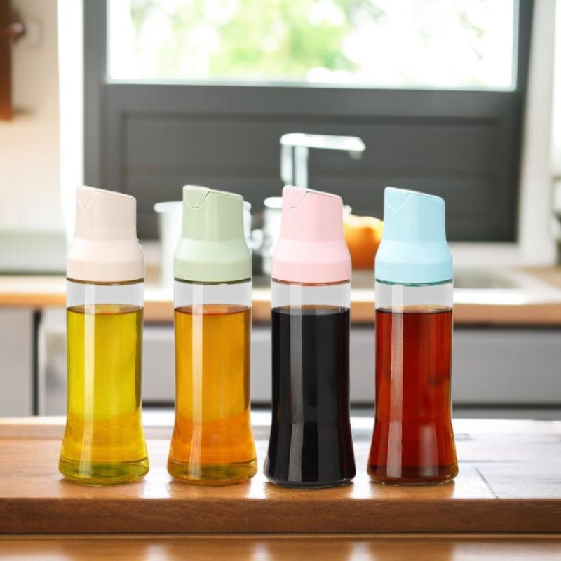 Nagy kapacitású, olajmentes, szivárgásmentes szójaszósz tároló üveg