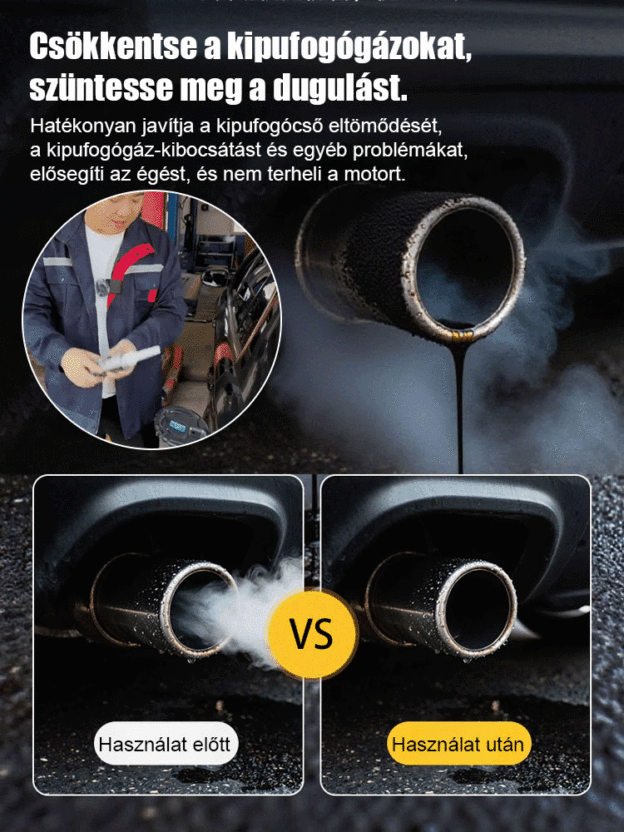 Teljesen új frissítés! Háromkomponensű lerakódástisztító és karbantartó kettő az egyben.