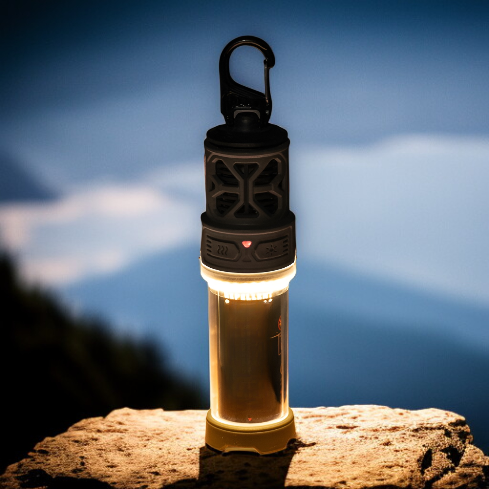 Vízálló világítású, multifunkcionális, hordozható sátorlámpa