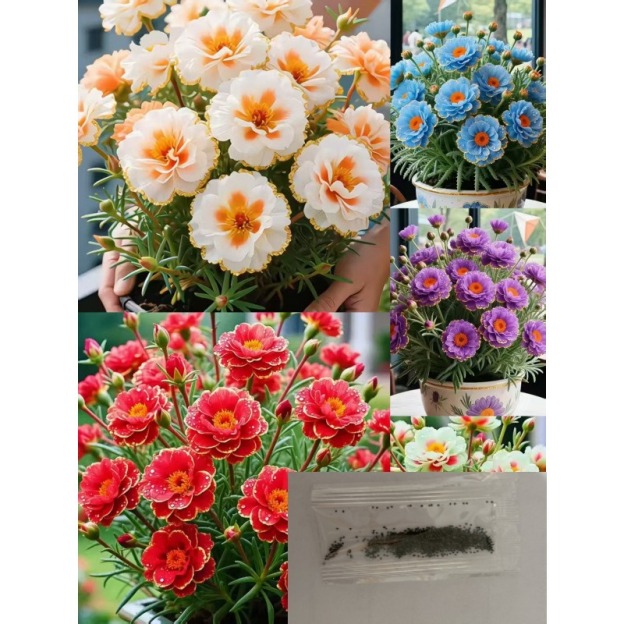 【Egész évben gyönyörködhetünk virágokban】Négy évszakban könnyen életben tartható moharózsa és porcsi