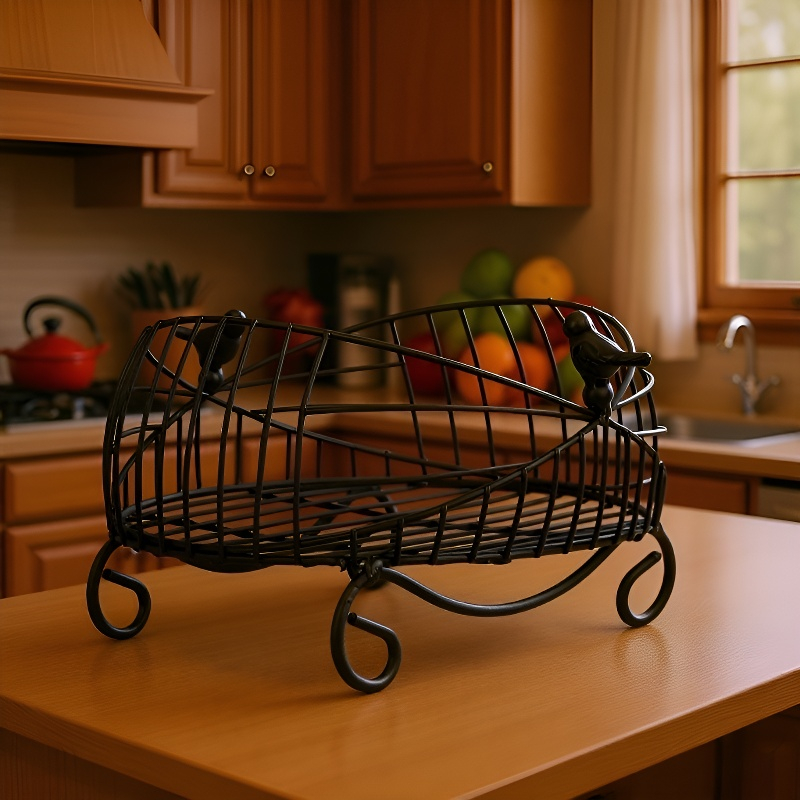 Luxus gyümölcskosár a nappali dohányzóasztalán