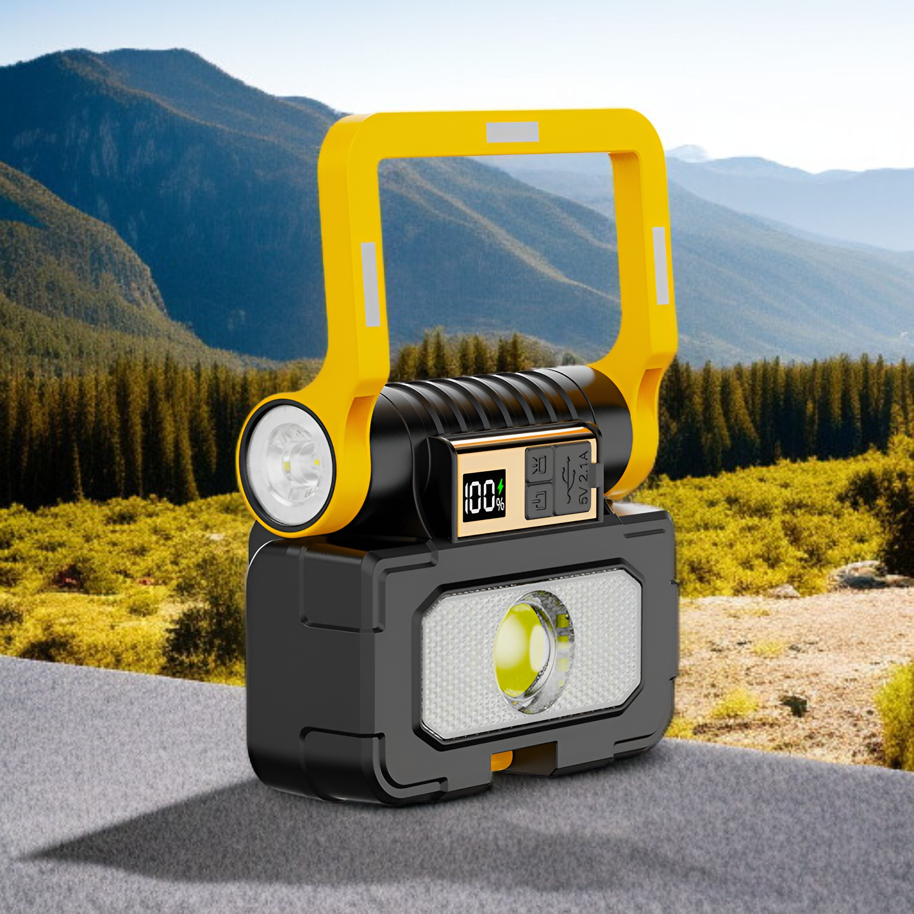 Napelemes hordozható lámpa