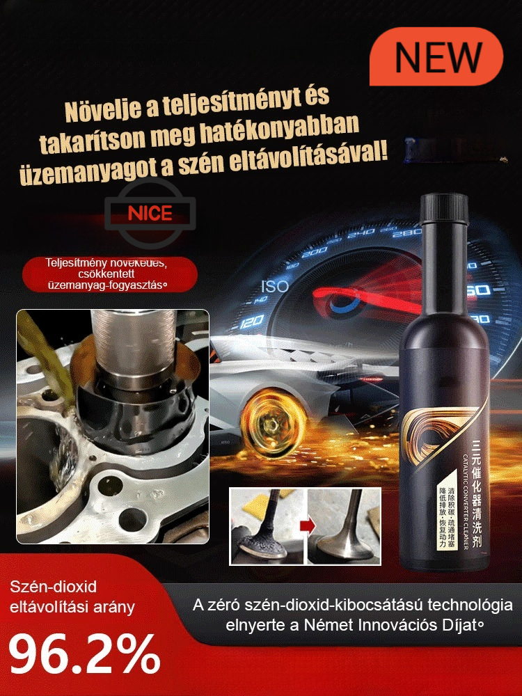 Teljesen új frissítés! Háromkomponensű lerakódástisztító és karbantartó kettő az egyben.