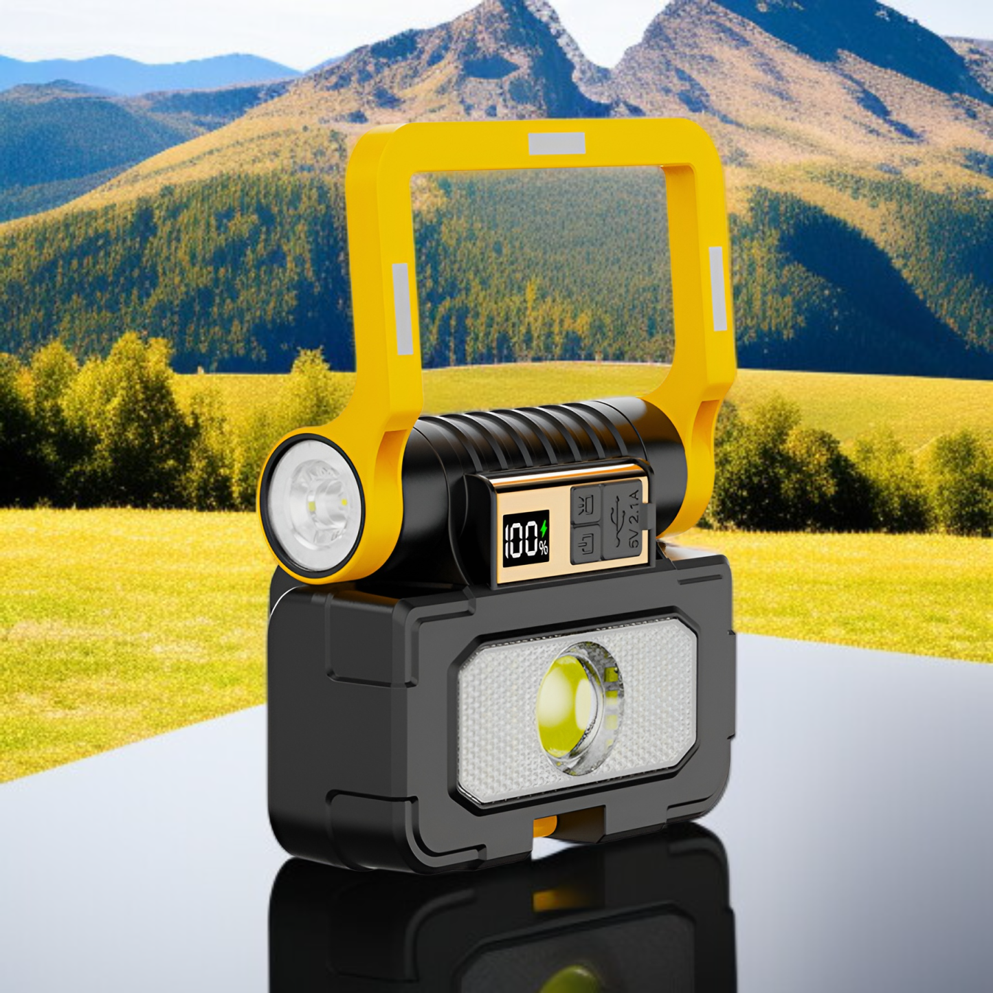 Napelemes hordozható lámpa