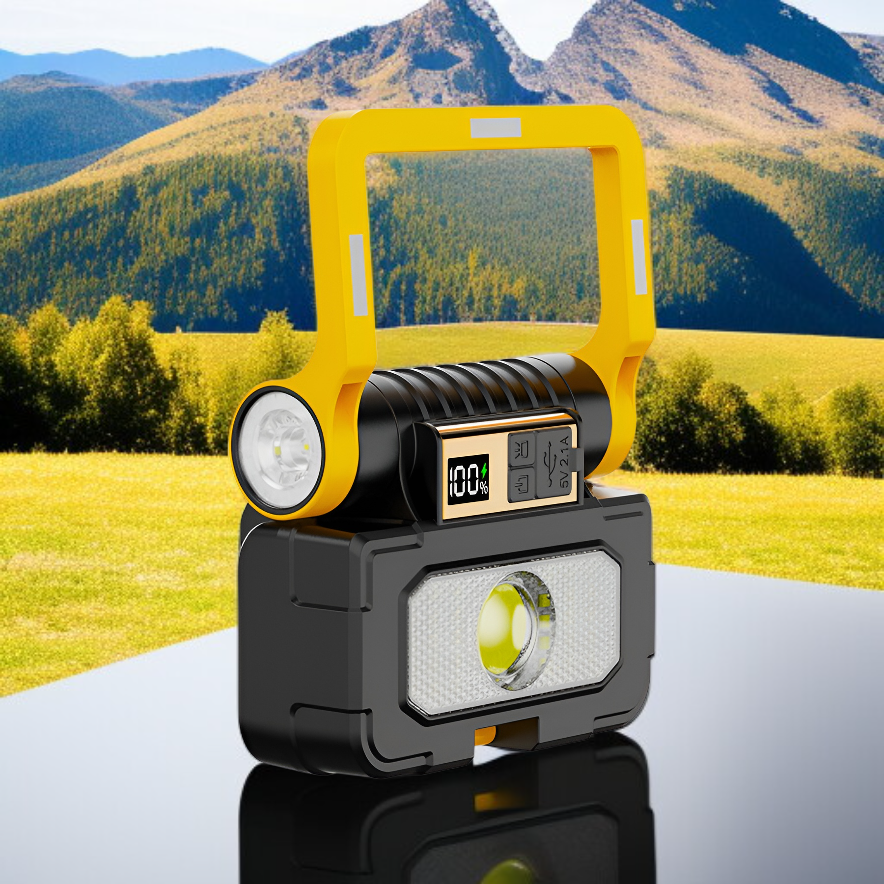 Napelemes hordozható lámpa