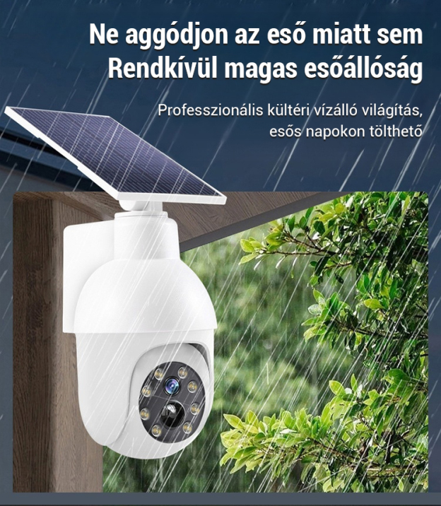 6. generációs intelligens panorámakamera 🔍 Támogatja a valós idejű követést, színes éjjellátó üzemmódot, víz- és villámvédelmet, valamint a távoli kommunikációt 📡 Beépített műholdas hálózattal – WiFi kapcsolat nem szükséges! 📦 100% pénzvisszafizetési g
