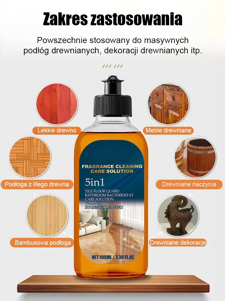 Czyszczący koncentrat do podłóg o efekcie połyskującym