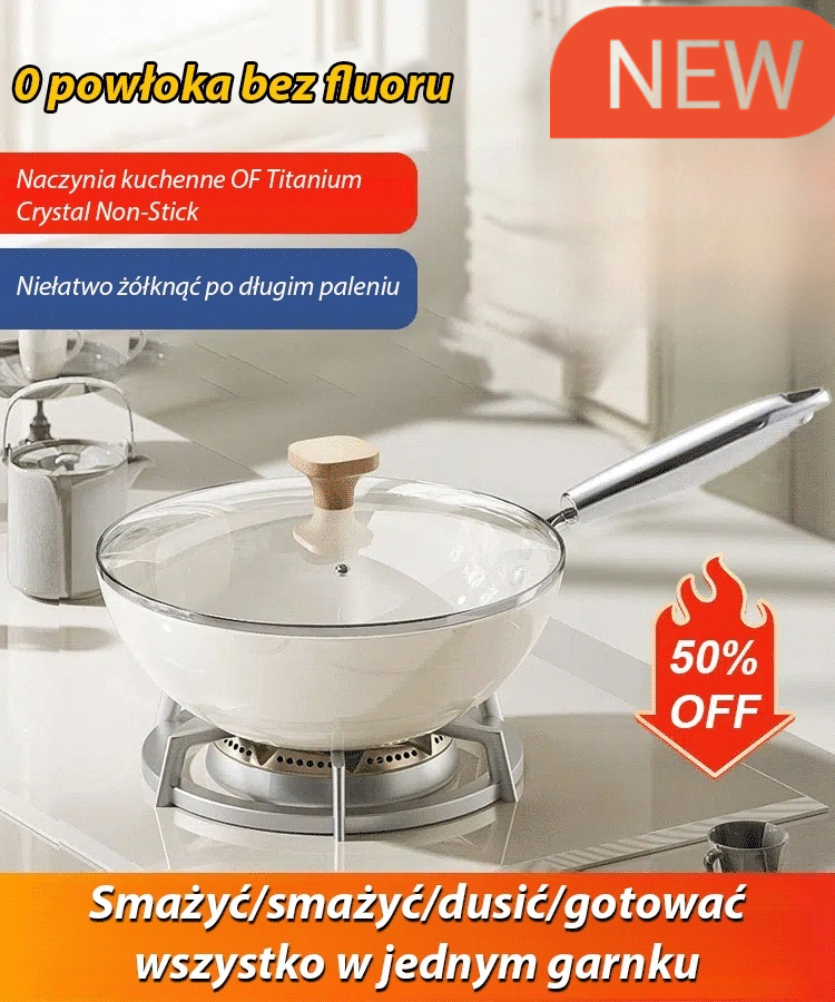 Patelnia z powłoką ceramiczną – nieprzywierająca 🍳Nadaje się do każdej kuchenki!