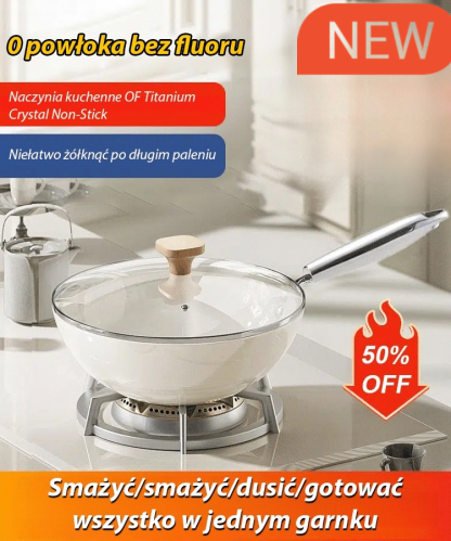 Patelnia z powłoką ceramiczną – nieprzywierająca 🍳Nadaje się do każdej kuchenki!