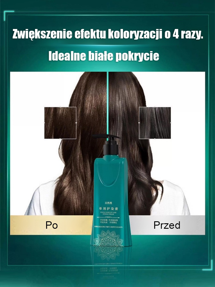 【Jedna pokrywa biała】 Nowo ulepszona pojedyncza dawka pasty do barwienia roślin