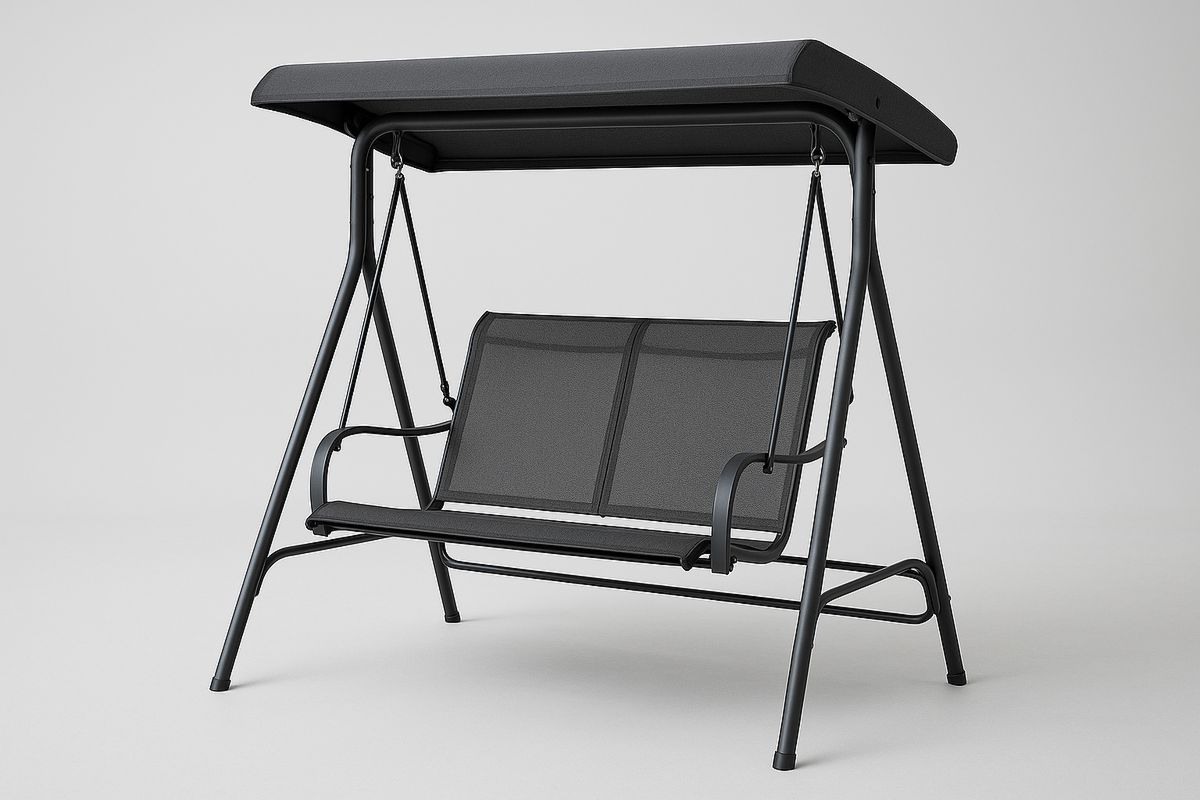 Terassikeinu teräsverkko/polyesteri harmaa-Verdeharmonia