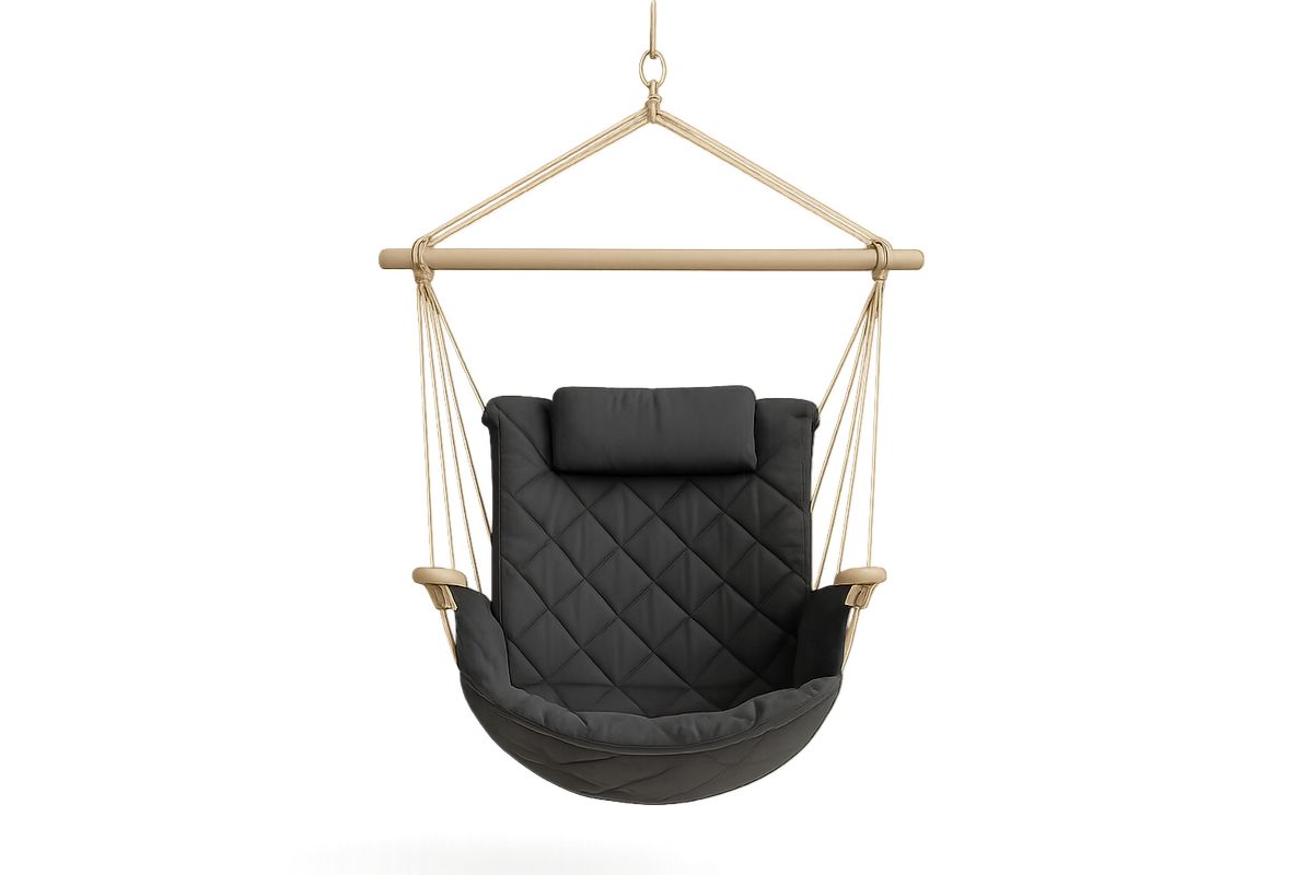 Riippuva tuoli puu ja polyesteri musta-Verdeharmonia