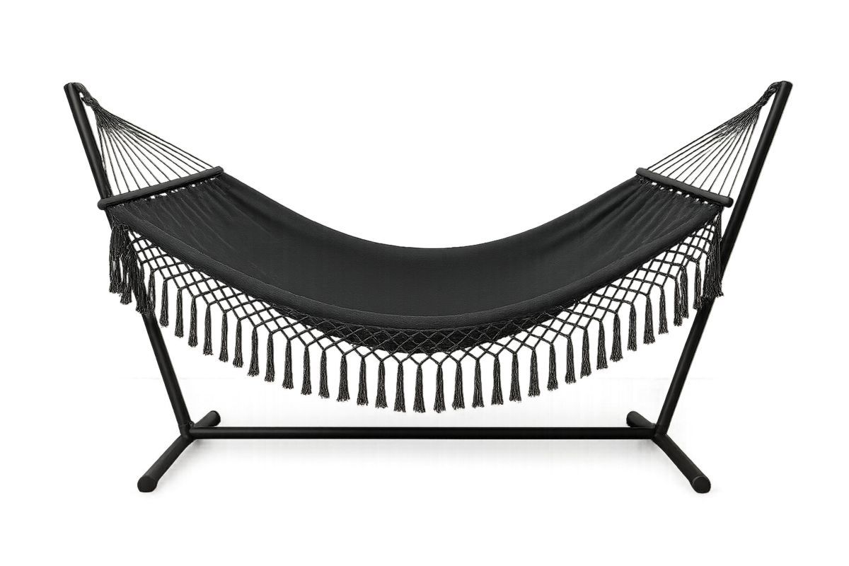 Musta Rriippumatto Teräs Puuvilla-Verdeharmonia