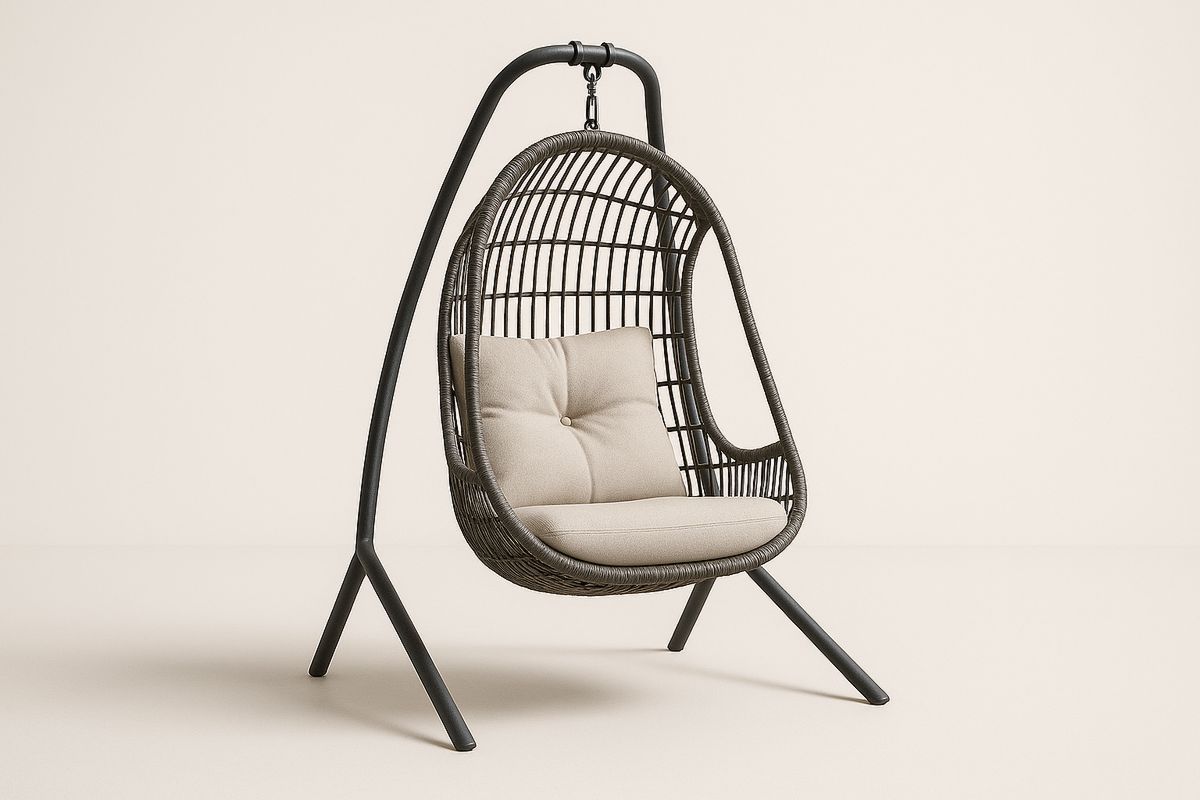 Teräs/PE-riipputuoli musta/vaalea-Verdeharmonia