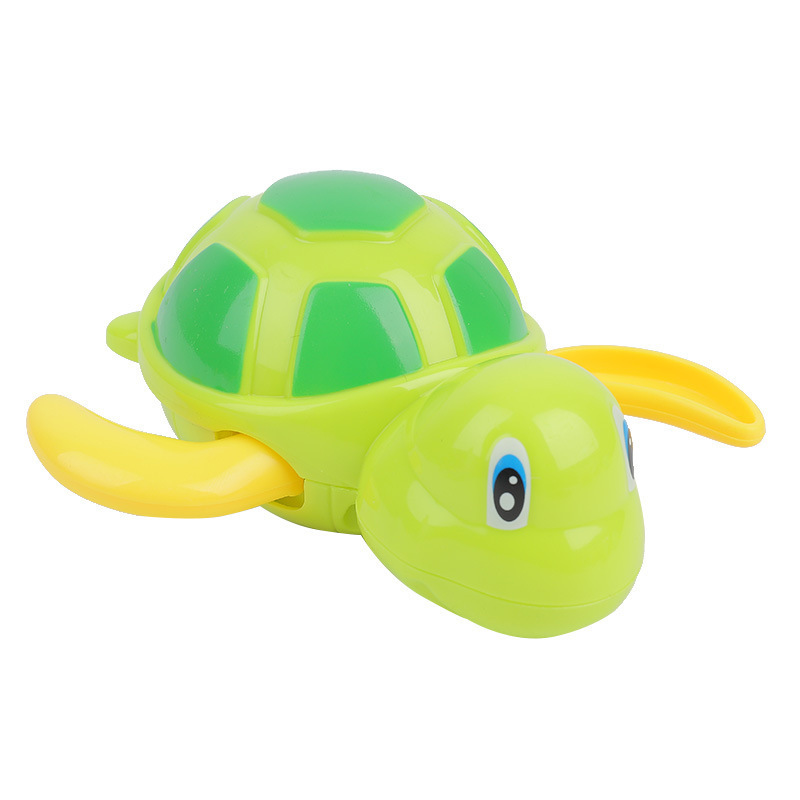 Children's bath time fun water play turtle toy for kids and babies, wind-up turtle toy for the bathroom and swimming pool.