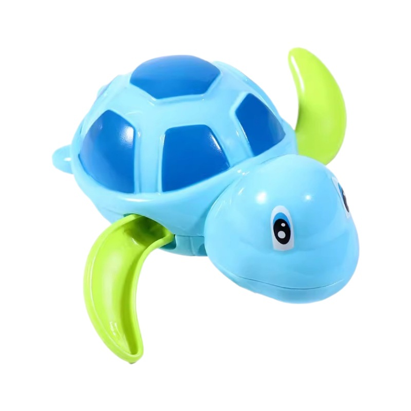 Children's bath time fun water play turtle toy for kids and babies, wind-up turtle toy for the bathroom and swimming pool.