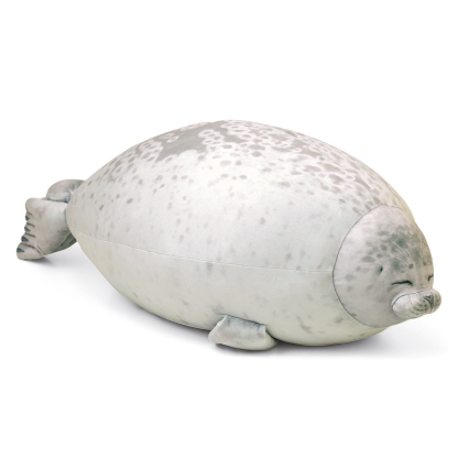 Popular seal-shaped throw pillow from the aquarium plush toy collection