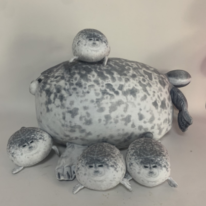 Popular seal-shaped throw pillow from the aquarium plush toy collection
