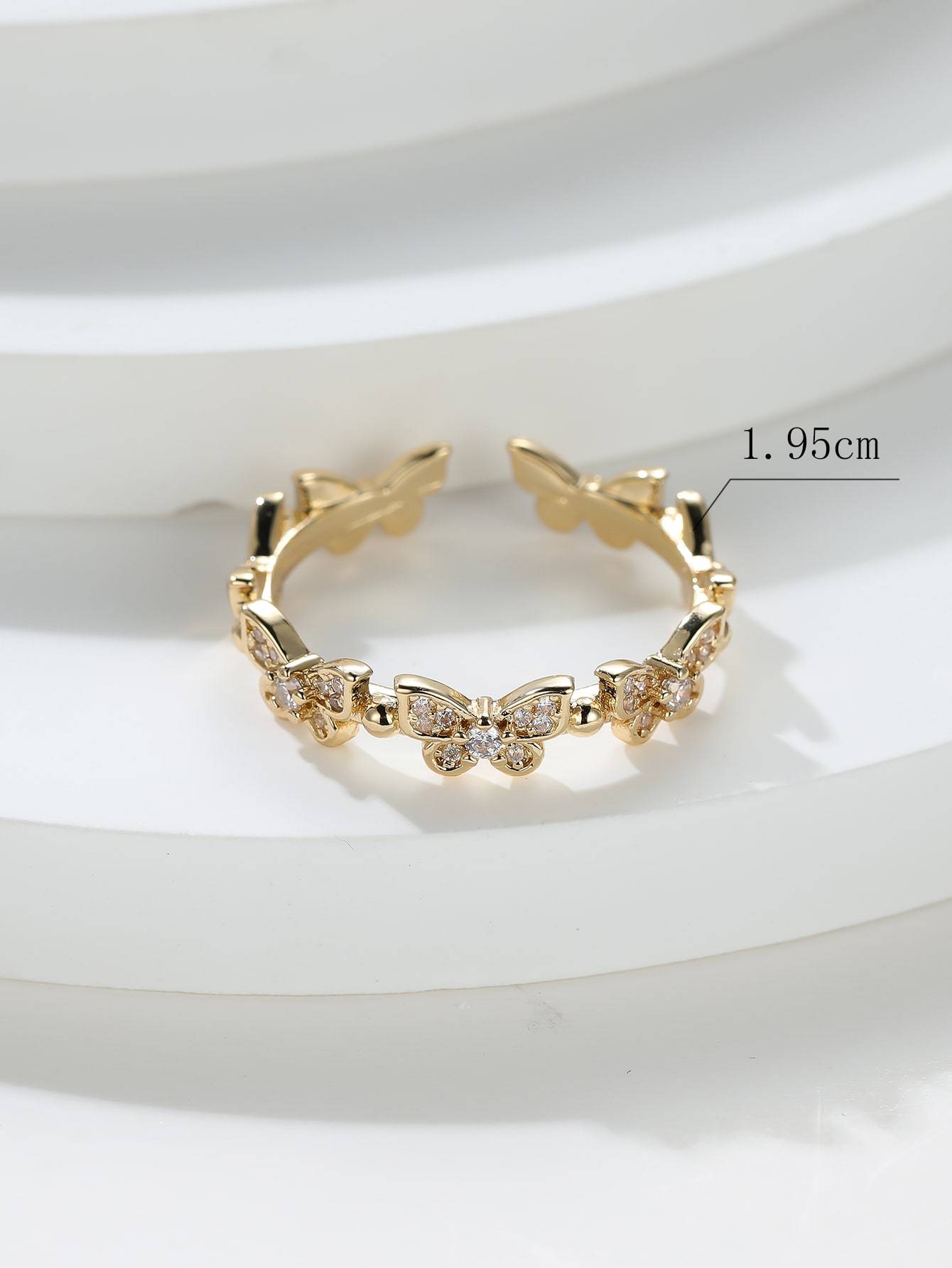 Butterfly Decor Cuff Ring