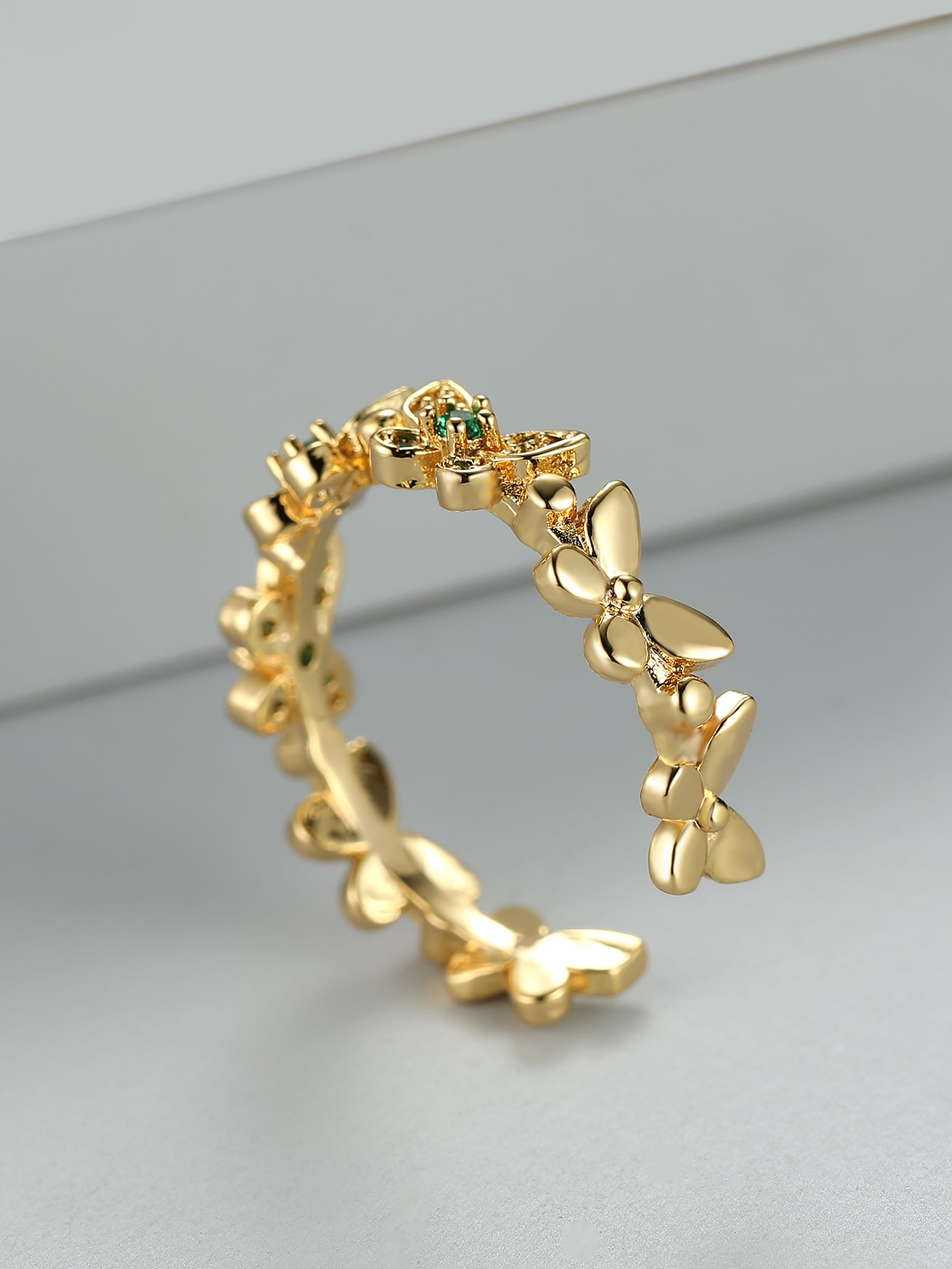 Butterfly Decor Cuff Ring