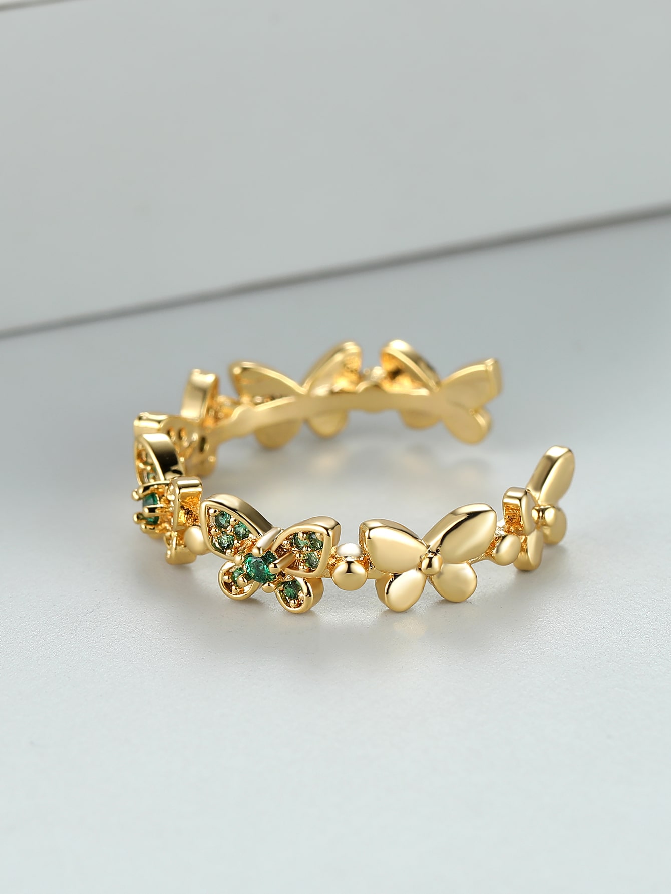 Butterfly Decor Cuff Ring