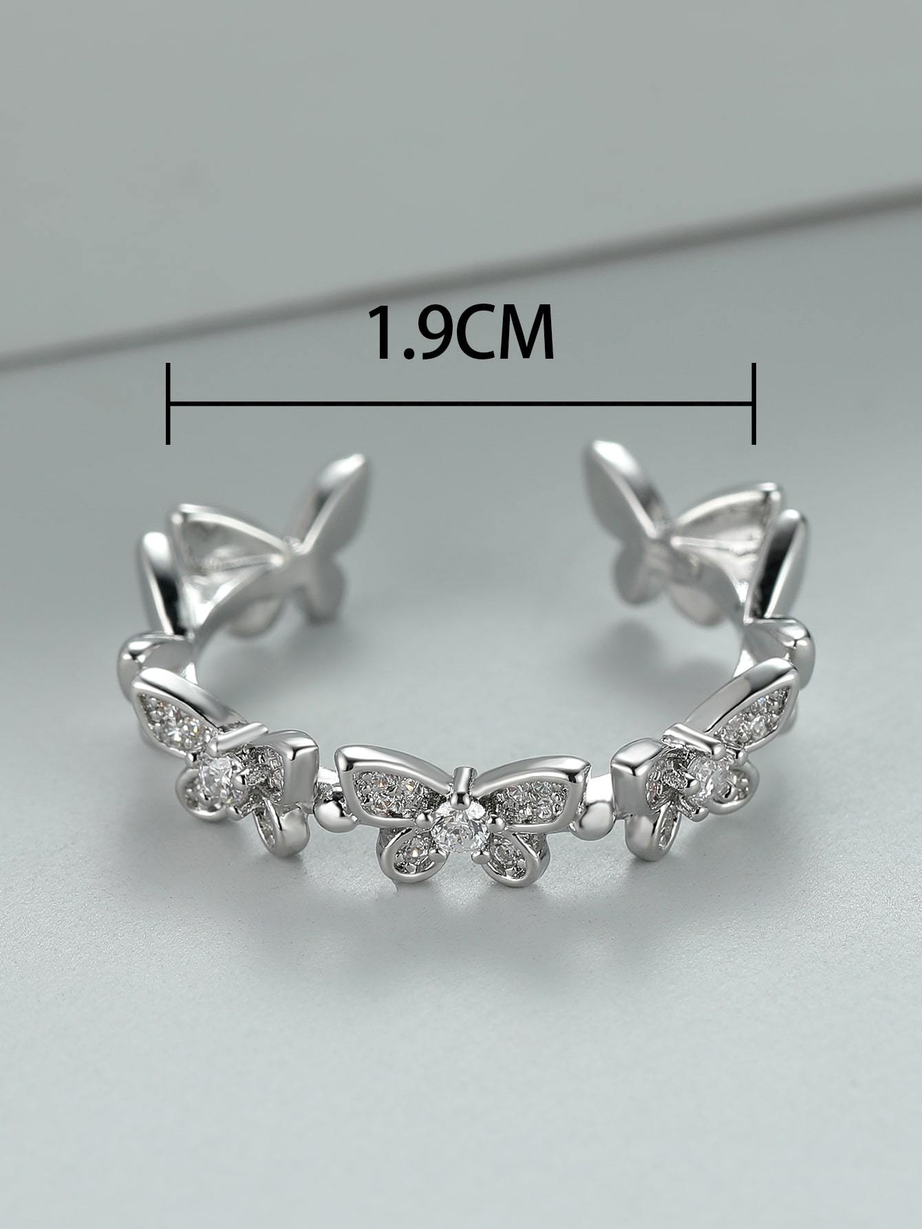 Butterfly Decor Cuff Ring