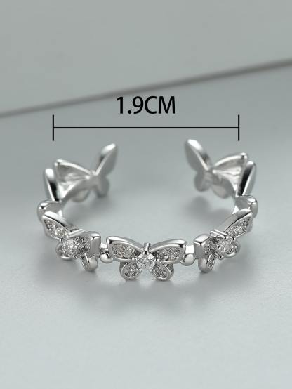 Butterfly Decor Cuff Ring