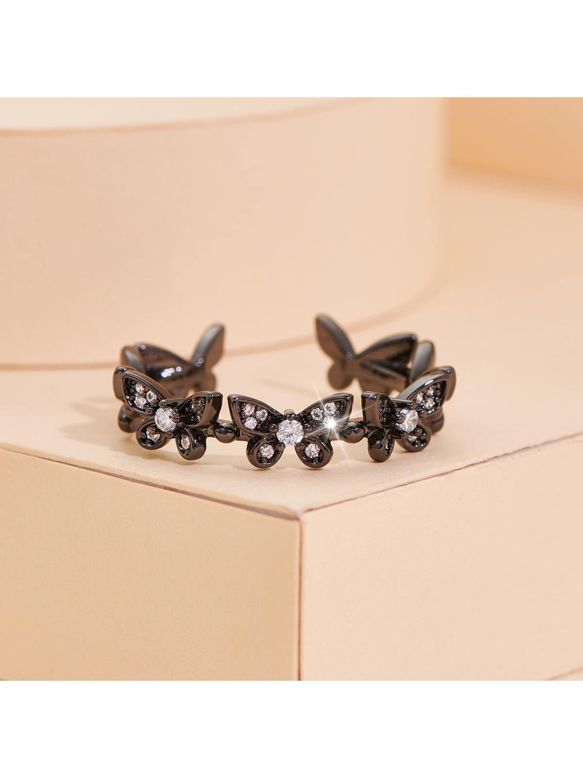 Butterfly Decor Cuff Ring