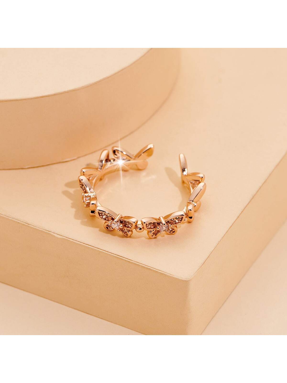 Butterfly Decor Cuff Ring