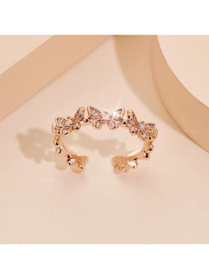 Butterfly Decor Cuff Ring