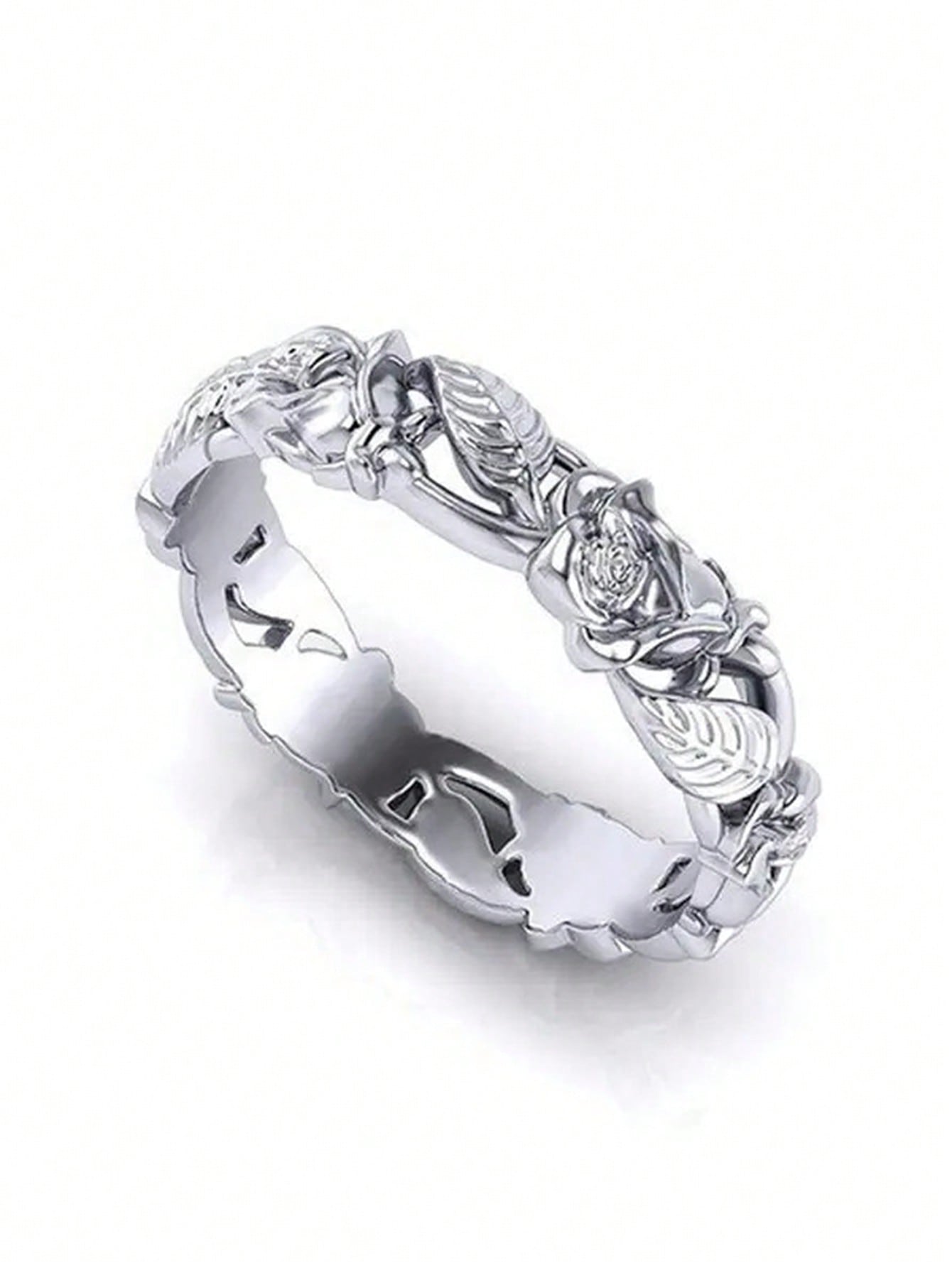 1 PC Elegant Flower Ring For Women