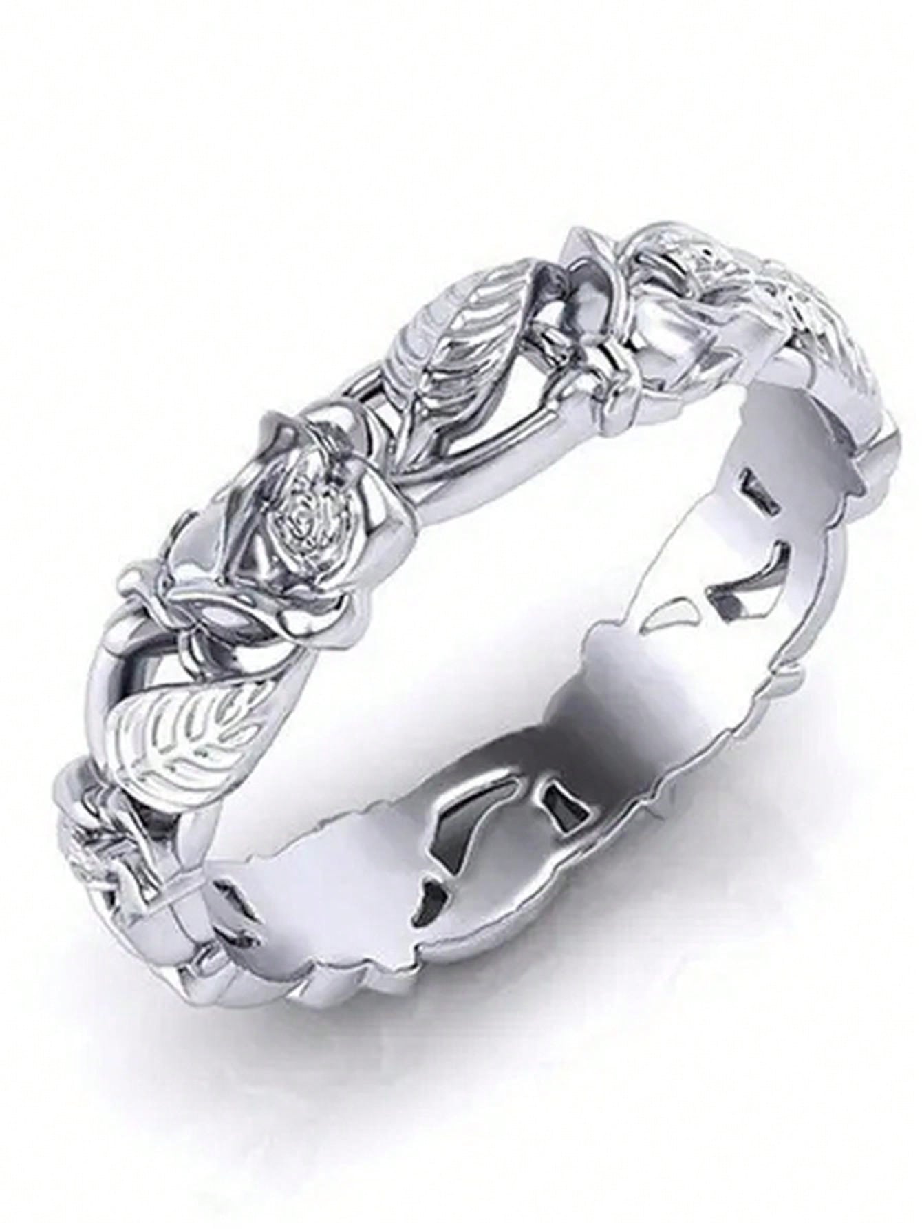 1 PC Elegant Flower Ring For Women