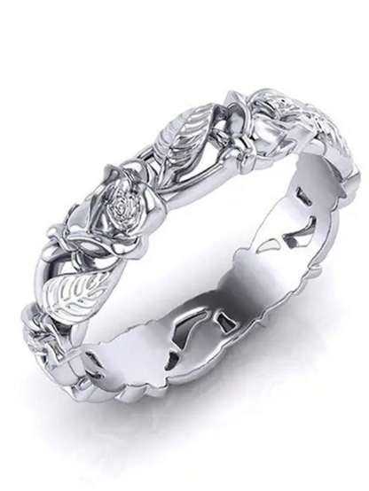 1 PC Elegant Flower Ring For Women