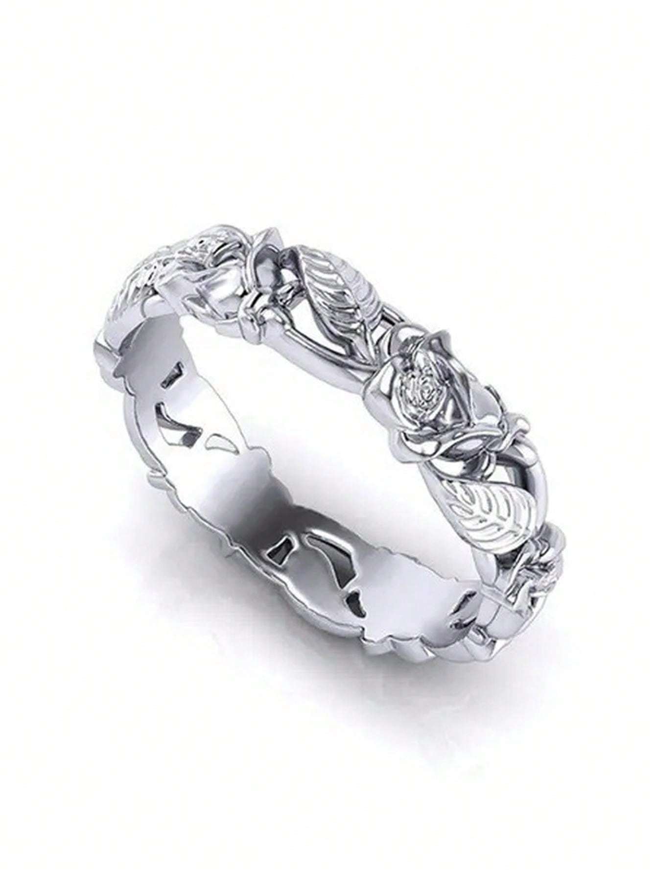 1 PC Elegant Flower Ring For Women