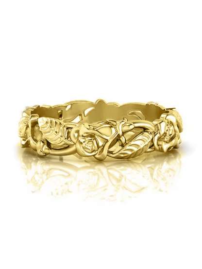 1 PC Elegant Flower Ring For Women