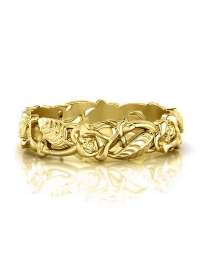 1 PC Elegant Flower Ring For Women