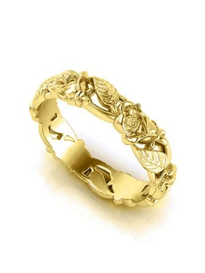 1 PC Elegant Flower Ring For Women
