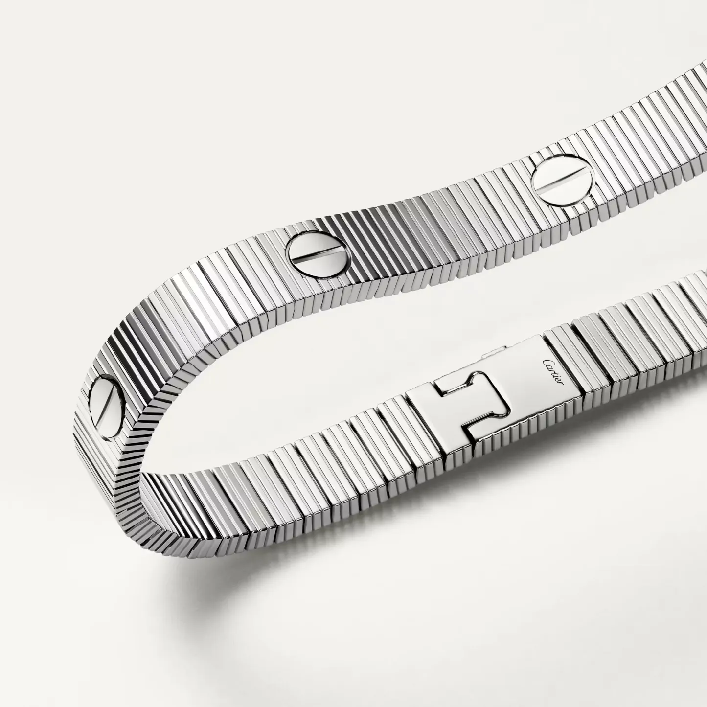 LOVE UNLIMITED BRACELET, FLEXIBLE, WHITE GOLD