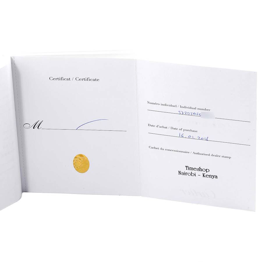 CALIBRE DE CARTIER CERTIFIED DIVING WATCH