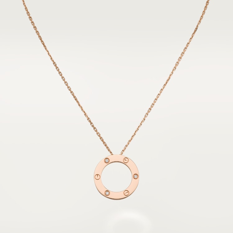 LOVE NECKLACE, 3 DIAMONDS