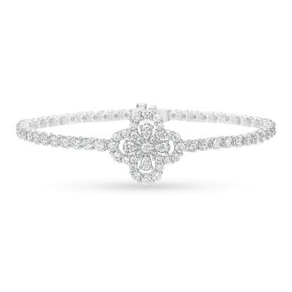 Diamond Loop Full Motif Diamond Bracelet
