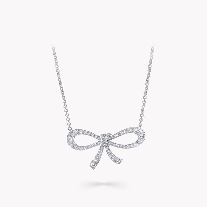 Tilda's Bow Mini Diamond Pendant