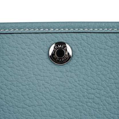 Bag Garden Party 30 Bag Ciel / Vache Country Leather Palladium New w/Box