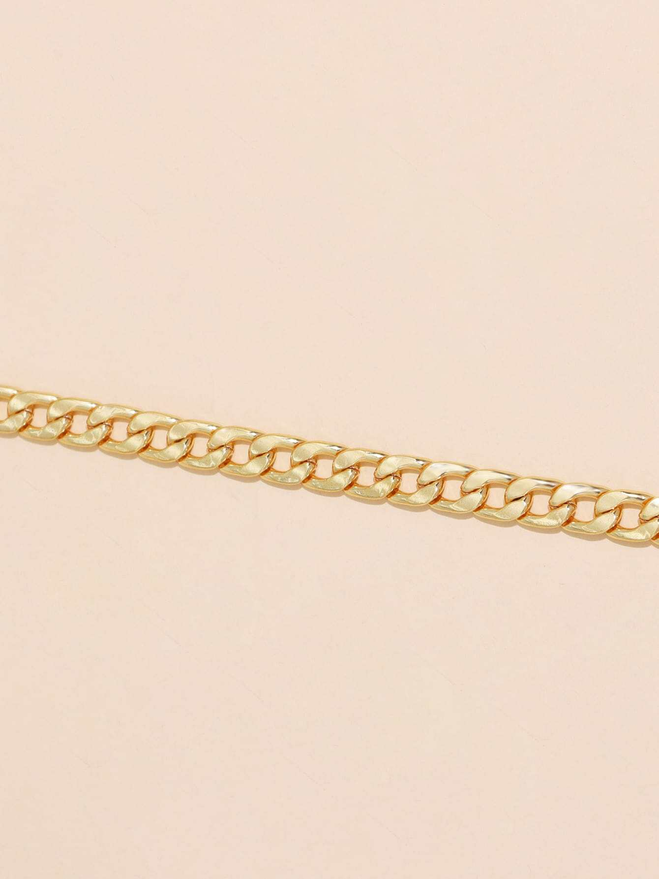 1pc Simple Chunky Chain Clavicle Chain Necklace Women Girls Jewelry Accessories