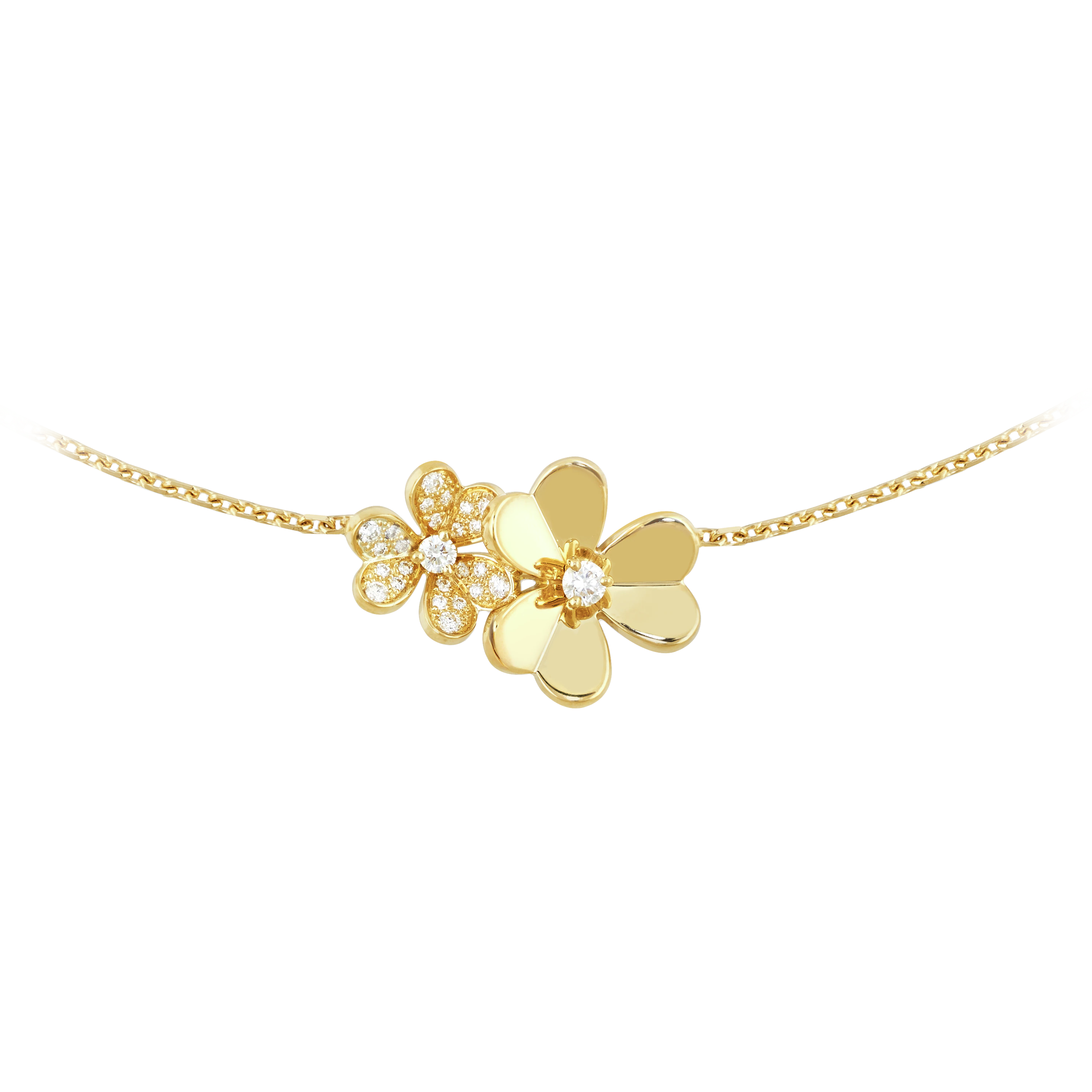 Frivole necklace, 9 flowers