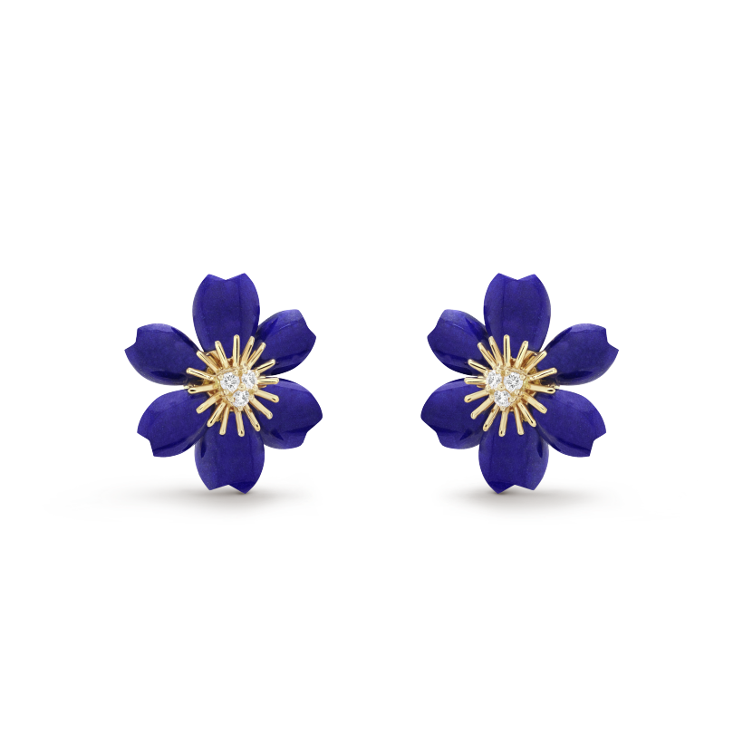 Rose de Noel earrings, mini model