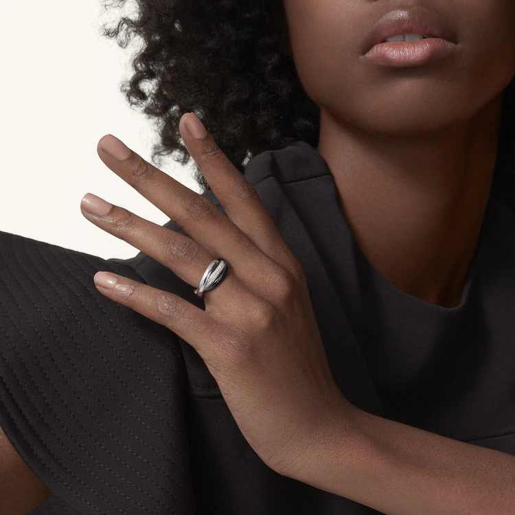 TRINITY RING, CERAMIC, SM