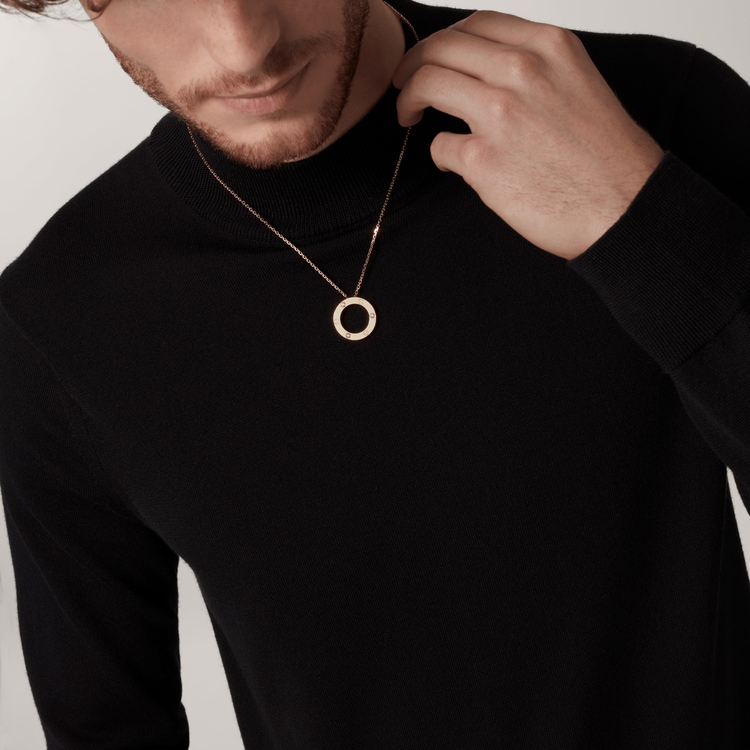 LOVE NECKLACE, 3 DIAMONDS