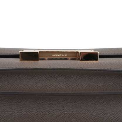 Mini Constance 18 Bag Etain Epsom Leather with Gold Hardware